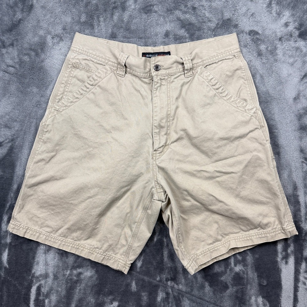 Perry Ellis America Carpenter Shorts Mens 34 Khaki Tan Utility Cargo Gorpcore